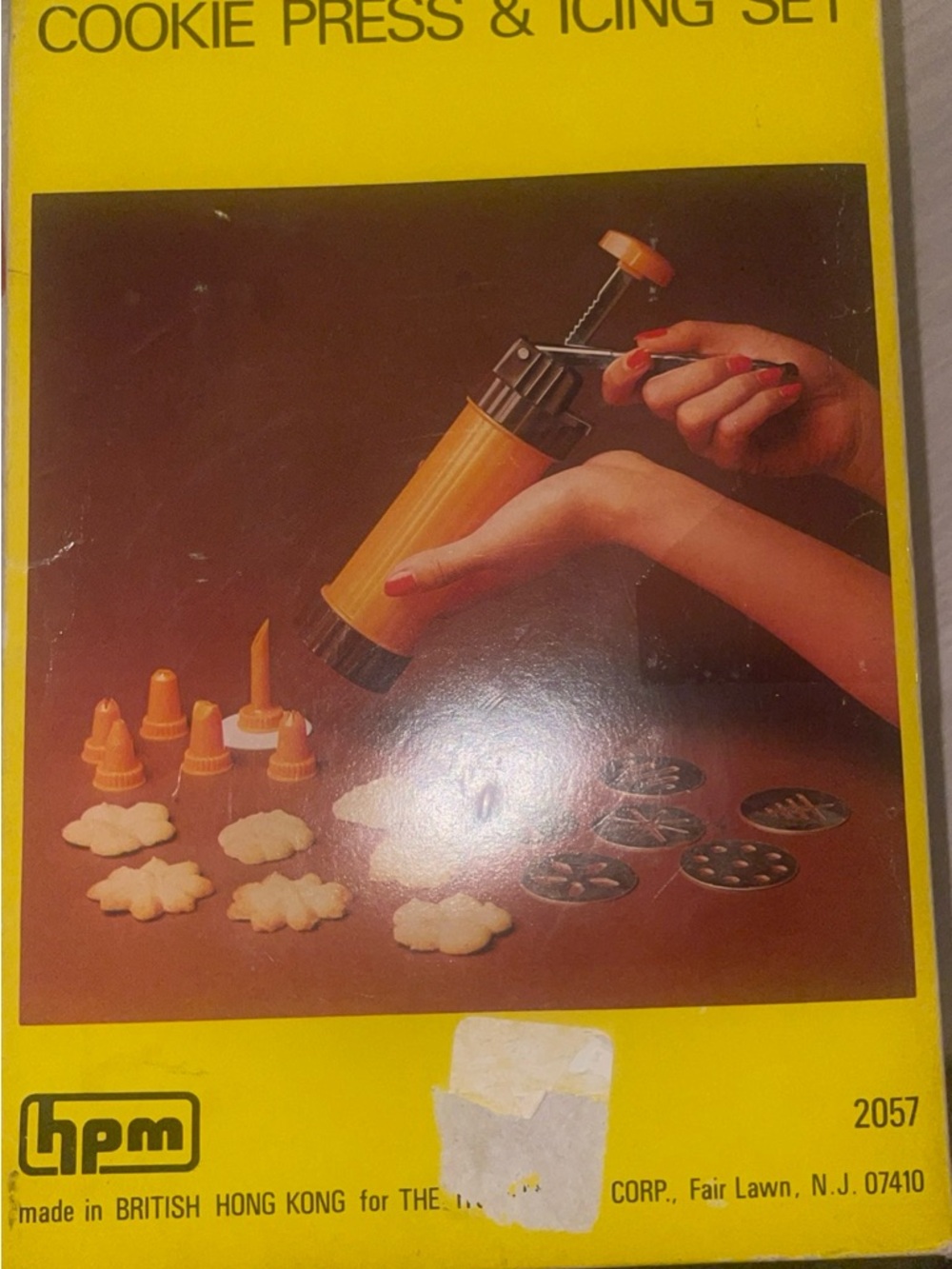 Vintage Cookie Press & Decorating Nozzles Set